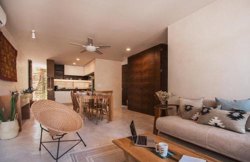 Tulum Apartment | 2BR Oceanfront Apartment with Hot Tub & Yoga Deck Awaits