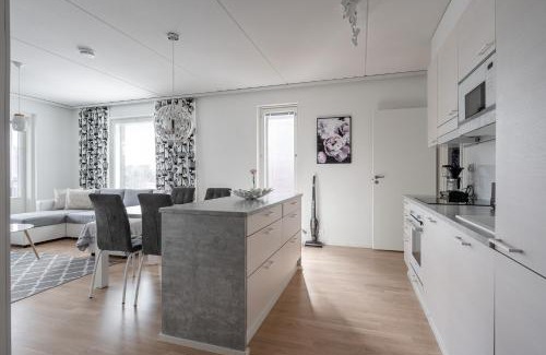 Jyvaskyla Apartment | Spacious 2BR Apt with Sauna & Private Balcony with Lake View