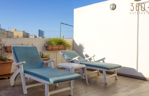 Ta' Xbiex Apartment | Modern 2BR Home with Private Sun Terrace by 360 Estates