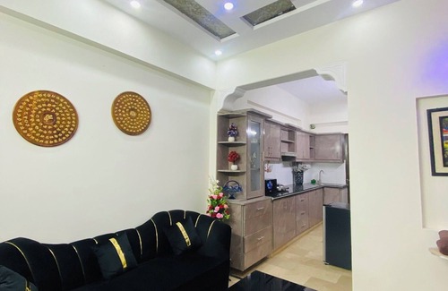 D.H.A. Apartment | Spacious 3-Bedroom Apartment with Lounge, Kitchen, Free Wi-Fi, Parking & More!