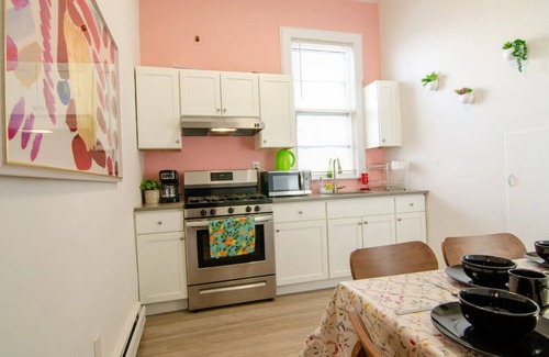 Weehawken Apartment | Explore a 3-Bedroom Retreat with Breathtaking NYC Views