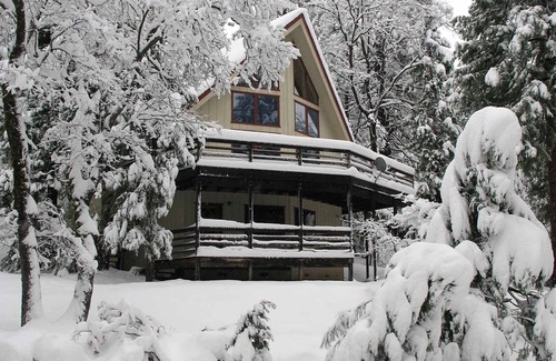 Long Barn Cabin | Exceptional Mountain Home with Pool and Pet-Friendly Perks