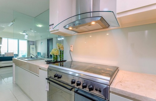 Bangka Apartment | Inviting 3Br Apartment at Kemang Village with Pool & Breakfast