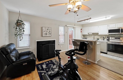 Calverton Apartment | Elegant 3BR Townhouse with Balcony and Top-Notch Amenities