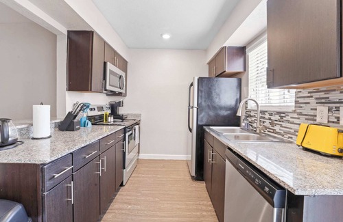 Pleasant Valley Apartment | Cozy 2BR Suite with King Bed - Pet Friendly & Pool Access