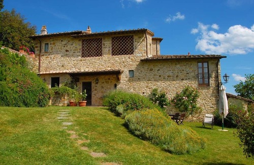 Panzano in Chianti Apartment | Charming La Colonna Apartment with Chianti Views & Pool