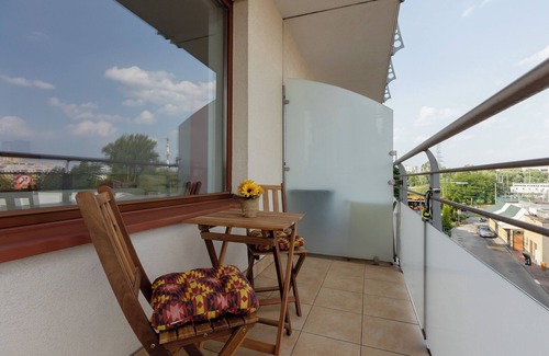 Bielany Apartment | Spacious Apartment with Parking and Family-Friendly Amenities