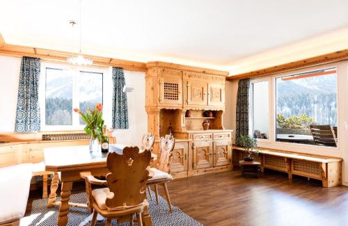 Champfer Apartment | Alpine Panorama Apartment with Pool and Family Amenities