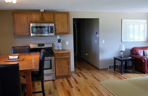 Green Bay House | Spacious "Bayview" 4-bedroom home in serene setting. Minutes to Lambeau Field.