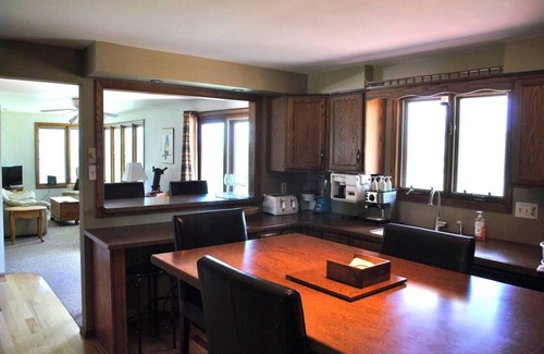 Green Bay House | Spacious "Bayview" 4-bedroom home in serene setting. Minutes to Lambeau Field.