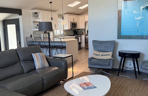 Indian Shores House | Pet-Friendly Beach House with Ocean View Steps to the Gulf