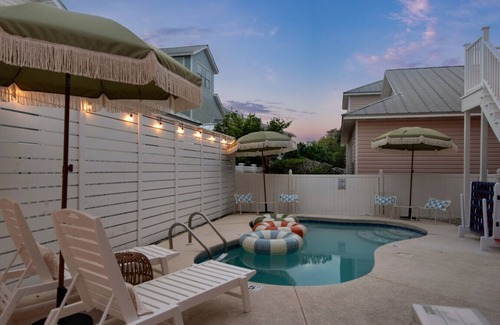 Clipper Cove House | Beachside Retreat with Private Heated Pool and Patio Bar