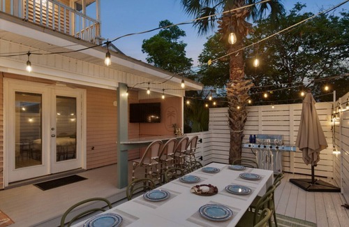 Clipper Cove House | Beachside Retreat with Private Heated Pool and Patio Bar