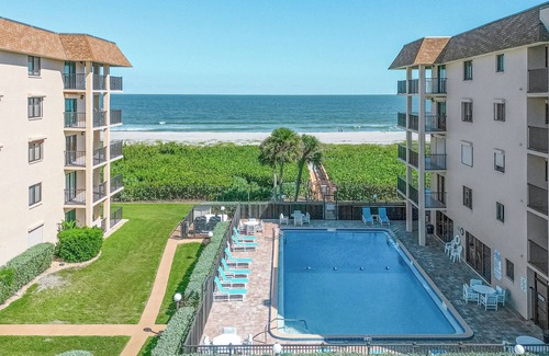 Port Canaveral Condo | Beachfront Oasis with Pool & Ocean Views - Rated 10/10!
