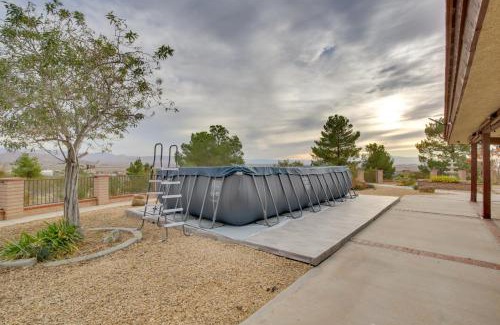 Apple Valley House | Inviting California Oasis with Pool and Cozy Fireplace