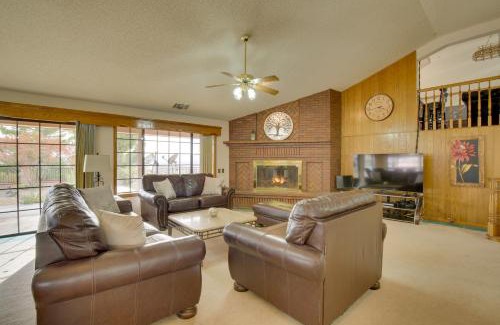 Apple Valley House | Inviting California Oasis with Pool and Cozy Fireplace