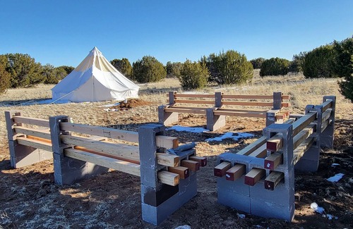 Chambers House | Pet-Friendly Canvas Glamping Bell Tent for Family Adventures