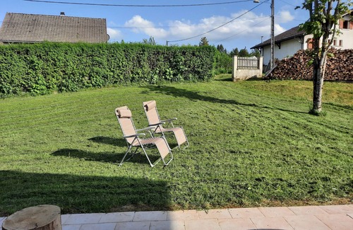 Foncine-le-Haut Apartment | Relaxing Gite with Pool and Scenic Views in Haut Jura
