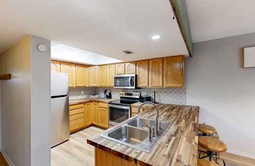 Point Venture House | Inviting Townhome with Game Room, Pool, and Tennis Courts