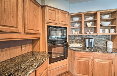 Delton House | Charming Delton Home with Fire Pit and Scenic Lake Views