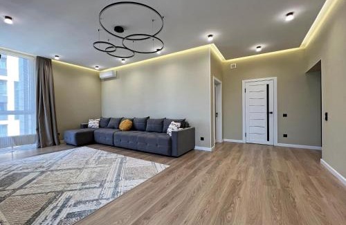 Almaty Apartment | Spacious Designer Apartment with a Scenic View