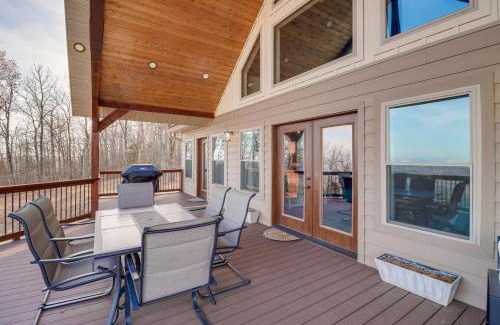 Harrison House | Inviting Harrison Vacation Retreat with Deck and Scenic Views