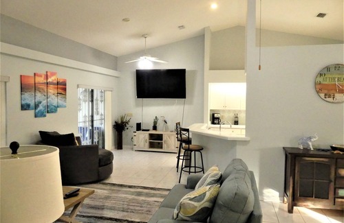 Palm Coast House | Unwind in a Heated Pool Home with Ocean Views & More