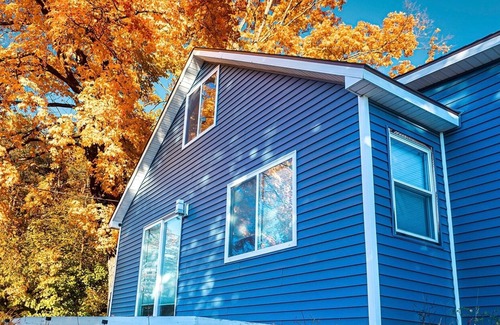 Alden House | Family-Friendly Retreat Near Torch Lake with Pool Access