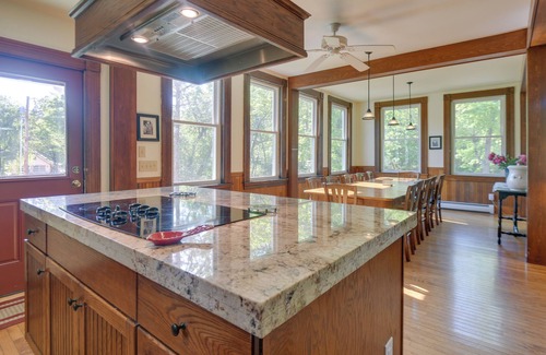 Tamworth House | Historic South Tamworth Home with Spa & Family Amenities