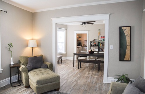 Muskegon House | Inviting Downtown House - Steps from Festivals & Ocean Views
