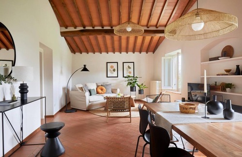 San Piero a Sieve Apartment | Spacious Two-Bedroom Suite with Private Kitchen in Mugello