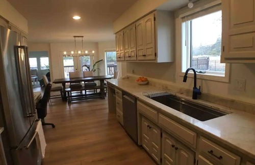 Edwardsville House | Inviting Home with Hot Tub, Sleeps 14 in Prime KC Area