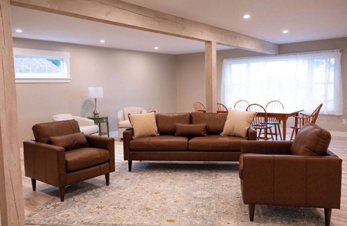 Sebago House | Spacious Lake House with direct access to private beach and marina on Big Sebago