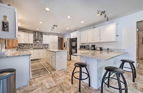 Rogers City House | Idyllic Lakefront Retreat with Sunroom and Pet-Friendly Perks