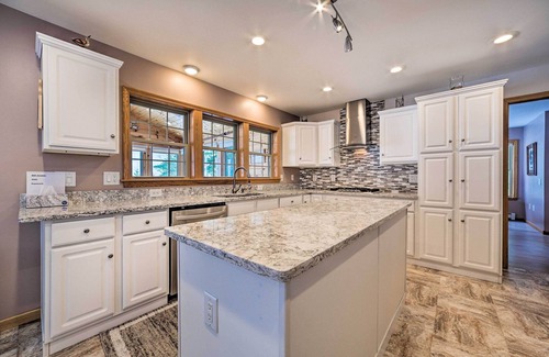 Rogers City House | Idyllic Lakefront Retreat with Sunroom and Pet-Friendly Perks