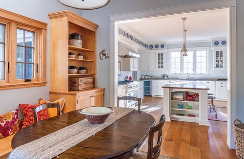 Sebago House | Elegant Retreat on Sebago Lake with Private Dock & Breakfast