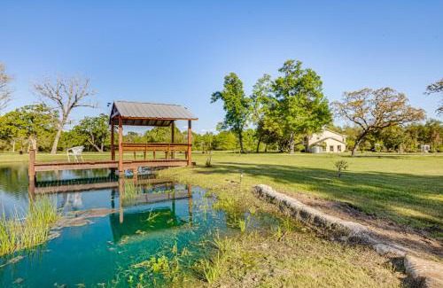 Madisonville House | Inviting Madisonville Estate with Scenic Grill and Pond Views