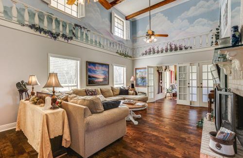 Madisonville House | Inviting Madisonville Estate with Scenic Grill and Pond Views