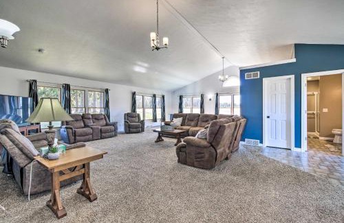 Massillon House | Cozy Log Cabin Retreat with Spa and Family Amenities