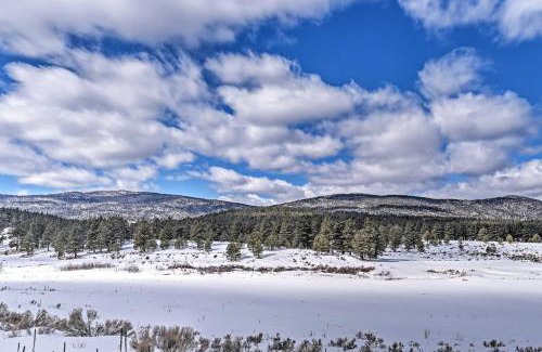 Angel Fire House | Mountain-View Cabin with Private Pool Near Angel Fire Resort