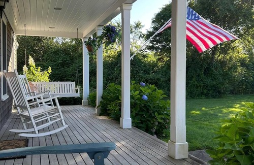 West of Town House | Enchanting 5BR Home with Spa Near Nantucket's Beach