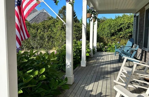 West of Town House | Enchanting 5BR Home with Spa Near Nantucket's Beach