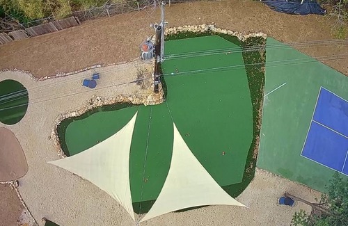 Highland Park West House | North Austin Getaway with Putting Green & Pickle Ball Court