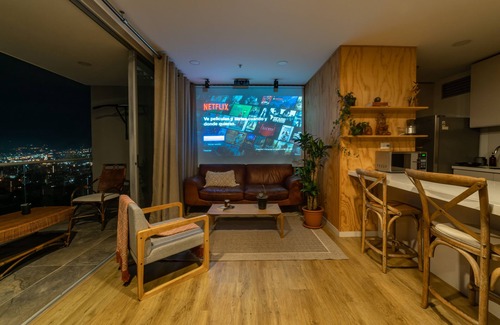 El Tesoro Apartment | Elevated Poblado Apartment with Scenic City and Mountain Views
