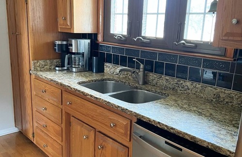 Frankfort House | Exceptional Ranch Retreat in Frankfort with Hot Tub & Kitchen