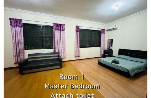 Bintulu House | Spacious Semi-D Taman Terus Homestay