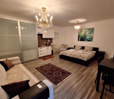 Tuchomerice Apartment | Convenient Studio with Terrace Near Prague Airport
