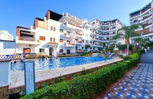 Oued Laou Apartment | Relaxing Oceanfront Retreat with Pool Near the Beach