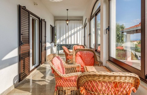 Jesenice Cabin | Spacious villa with private pool, garden and a breathtaking sea view