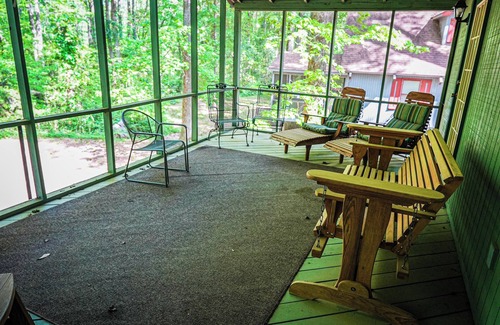 Pine Mountain Ski Chalet | Wooded View Chalet Near Attractions with Pool & Kitchen